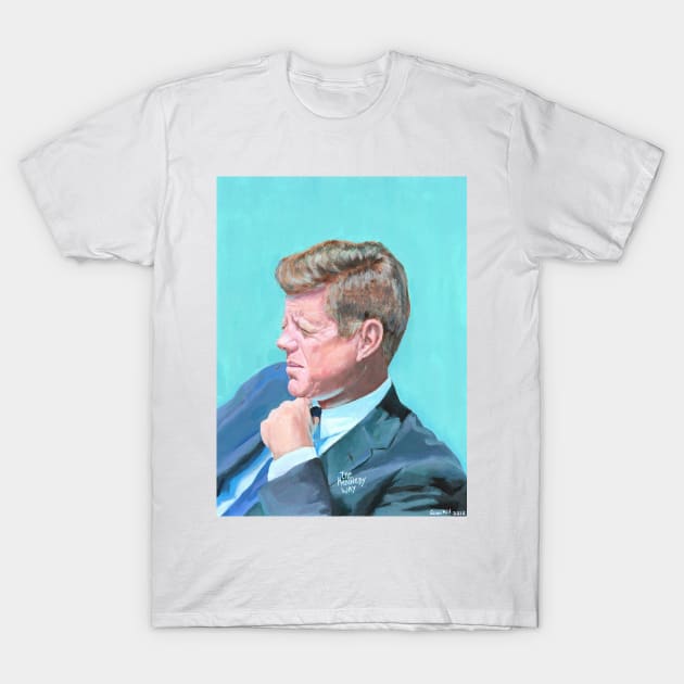 JFK in sunlight T-Shirt by thekennedyway